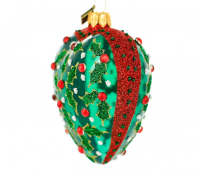 Weihnachtskugel -Herz 9 cm  Nähe zur Natur 4